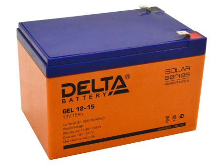 Аккумулятор для ИБП Delta GEL 12-15 12V 15Ah