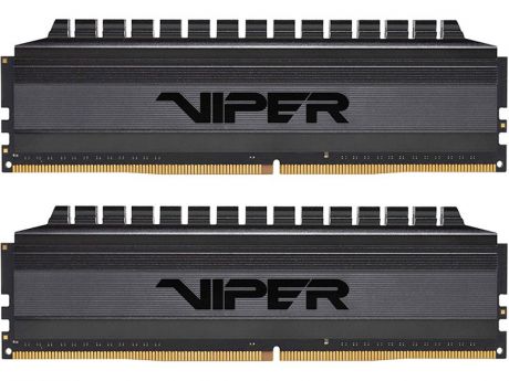 Модуль памяти Patriot Memory Viper 4 Blackout DDR4 DIMM 4133MHz PC33000 CL18 - 16Gb Kit (2x8Gb) PVB416G413C8K