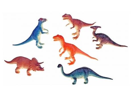 1Toy Динозавры 6шт T50484
