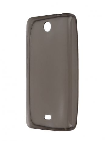 Чехол Krutoff для Nokia Lumia 430 Transparent-Black 10251