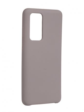 Чехол Bruno для Huawei P40 Soft Touch Grey b20566