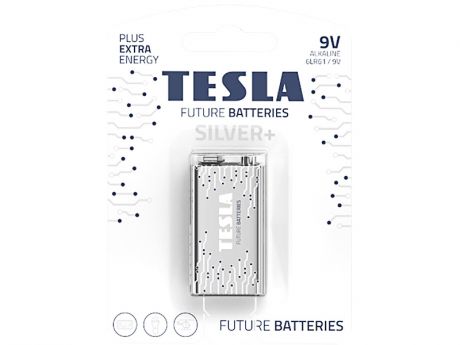 Батарейка Крона - Tesla 9V Silver+ (1 штука)