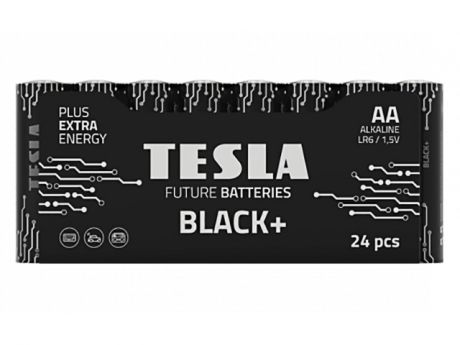 Батарейка AA - Tesla Black+ (24 штуки)