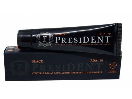 Зубная паста President Black 50ml 11088