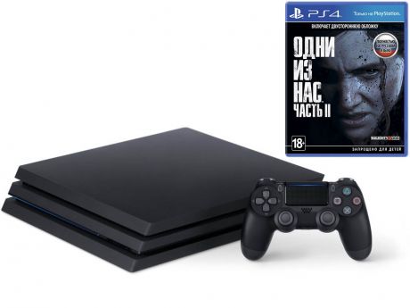 Игровая приставка Sony PlayStation 4 Pro 1 Тб Black CUH-7208B The Last Of Us: Part II