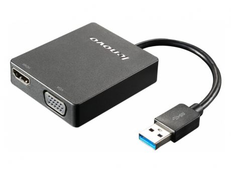 Аксессуар Lenovo Universal USB 3.0 to VGA/HDMI 4X90H20061