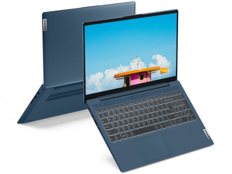 Ноутбук Lenovo IdeaPad 5 15IIL05 Blue 81YK001FRK (Intel Core i3-1005G1 1.2GHz/8192Mb/256Gb SSD/Intel HD Graphics/Wi-Fi/Bluetooth/Cam/15.6/1920x1080/DOS)