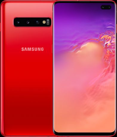 Смартфон Samsung Смартфон Samsung Galaxy S10+ 128GB Красный