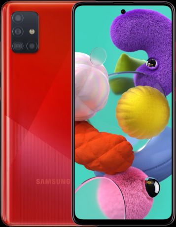 Смартфон Samsung Galaxy A51 64GB Красный
