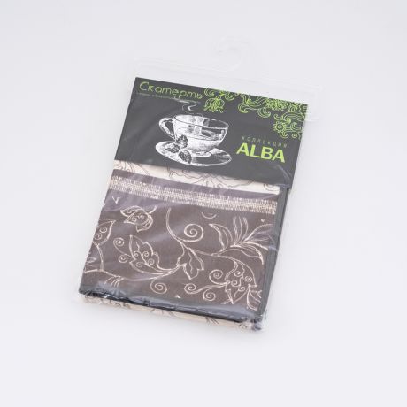 Скатерть ALBA Уни размер: 140х180см, серо-беж., 80% хлопок, 20% полиэстер