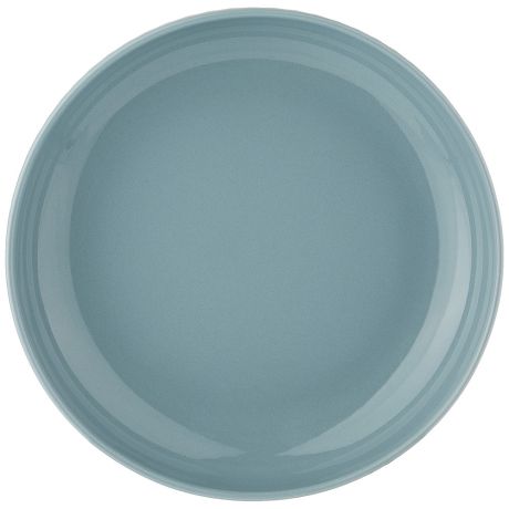 Тарелка суповая Мajesty голубая 20,5см, фарфор