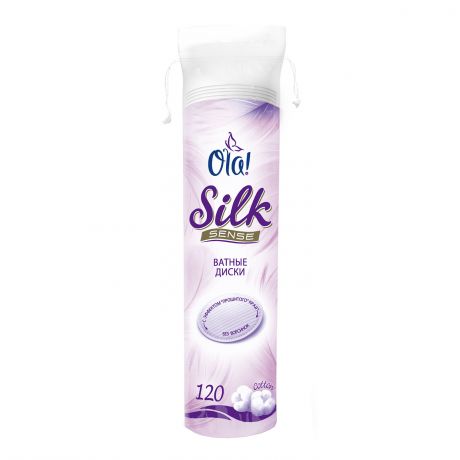 Диски ватные OLA Silk Sense, 120шт