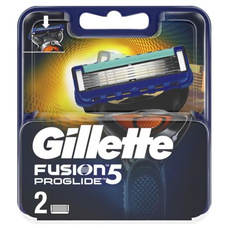 Кассеты д/станка GILLETTE Fusion Proglide, 2шт