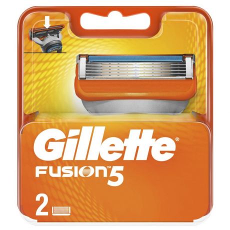 Кассеты д/станка GILLETTE Fusion, 2шт