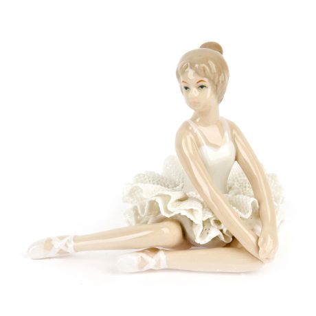 Фигурка декоративная Балерина, размер: 11х7х8,5см, фарфор