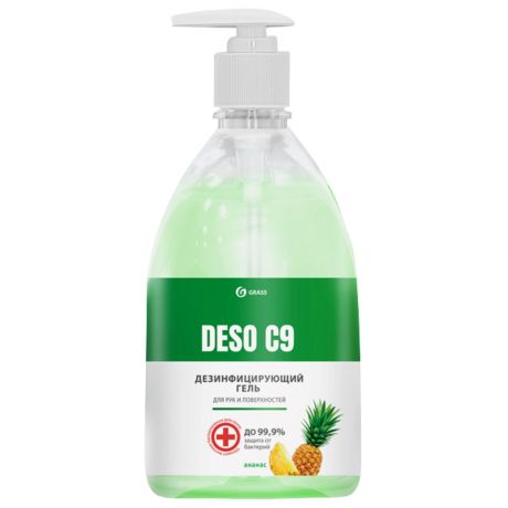 Средство д/рук GRASS DESO C9 дезинфицирующее,ананас,500мл