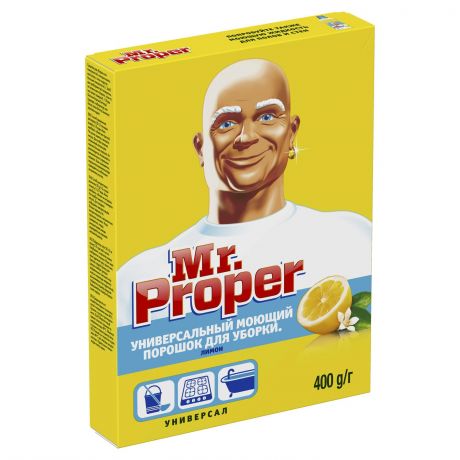 Средство чистящее MR PROPER универсальное, лимон, 400гр.