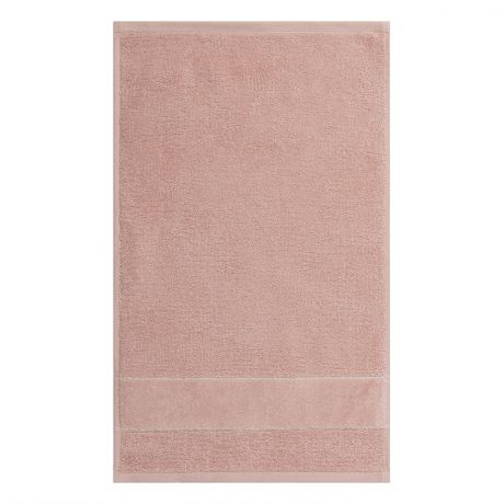 Полотенце махровое Serenity СТМ, размер: 30х50см, гладкокрашенное, розово-персиковый, 460г/м2, 100%хлопок
