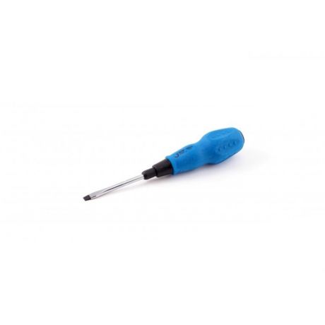 Отвертка шлиц с черным жалом ударопрочной ручкой ST6-200MM