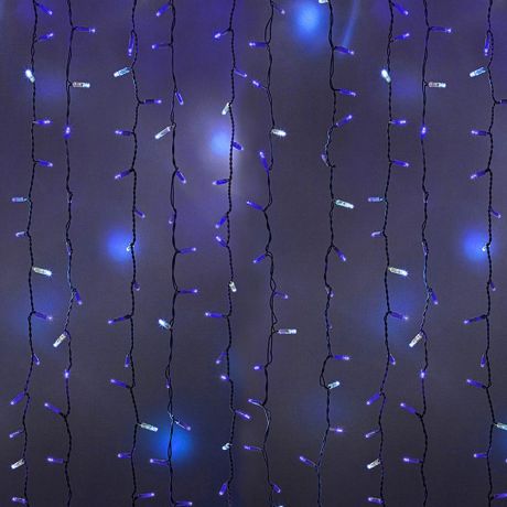 Гирлянда светодиодная Neon-Night Дождь 760 LED свечение синее 2х3 м уличная (235-213)