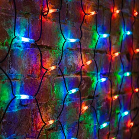 Гирлянда светодиодная Neon-Night Сеть 288 LED свечение мультиколор 2х1,5 м уличная (217-119)