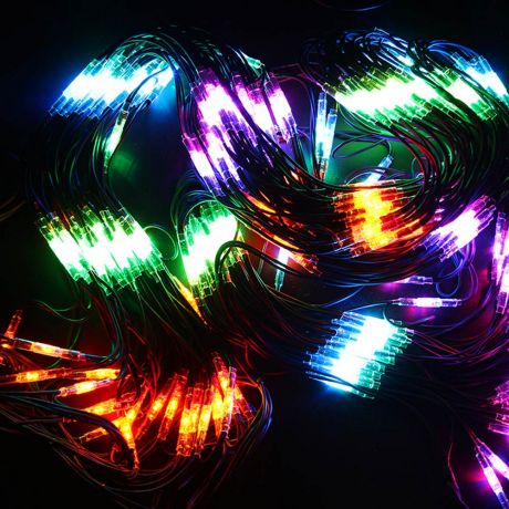 Гирлянда светодиодная Neon-Night Сеть 432 LED свечение мультиколор 2х3 м уличная (217-129)