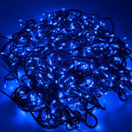Гирлянда светодиодная Neon-Night ClipLight 198 LED свечение синее 3х10 м уличная (323-313)