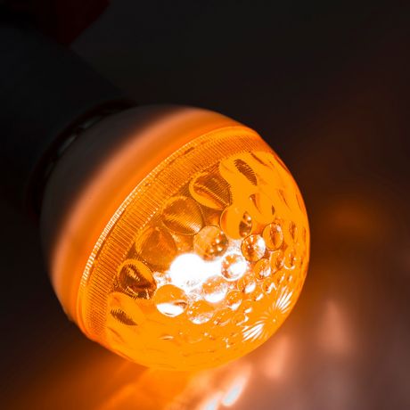 Лампа строб Neon-Night 18 LED свечение оранжевое d5 см (411-121)