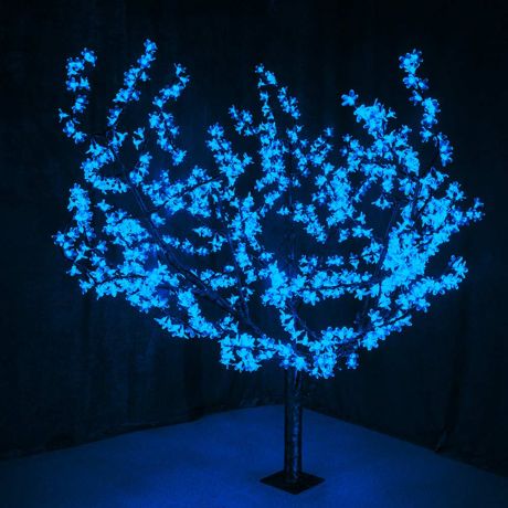 Украшение светодиодное дерево Neon-Night Сакура 864 LED свечение синее 150 см с трансформатором уличное (531-103)
