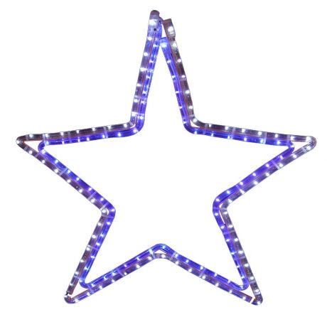 Украшение светодиодное фигура Neon-Night Звезда свечение сине-белое 56 см уличное (501-514)