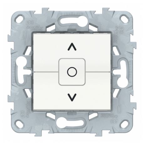 Выключатель для жалюзи Schneider Electric Unica NEW NU520818 двухклавишный скрытая установка белый