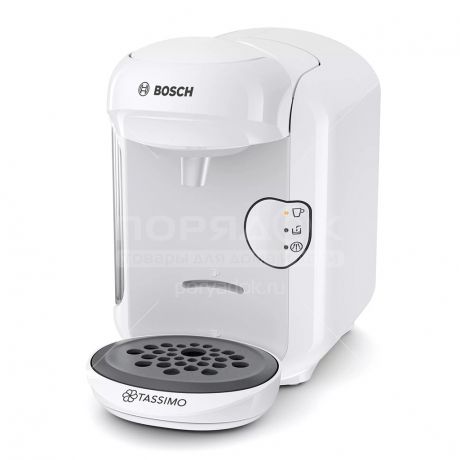 Кофеварка капсульная Bosch TAS 1404 белая, 0.7 л