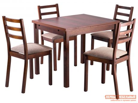 Обеденная группа для столовой и гостиной Mebwill Обеденная группа Рене Стол + 4 стула