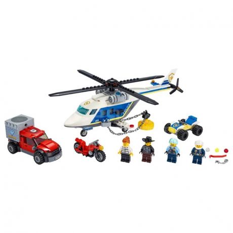 Игр Конструктор LEGO CITY Погоня на полицейском вертолёте 60243
