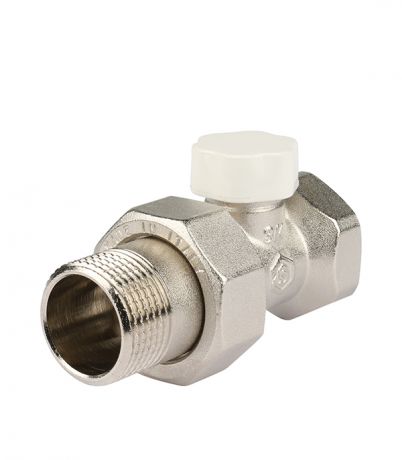 Клапан (вентиль) запорный прямой Stout (SVL 1176 000020) 3/4 НР(ш) х 3/4 ВР(г) для радиатора