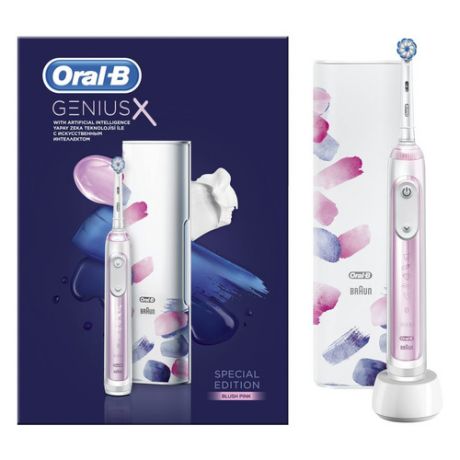 Электрическая зубная щетка ORAL-B Genius X Special Edition, цвет: белый [80333071]