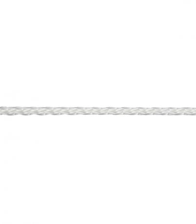 Шнур вязанный полипропиленовый 8 прядей белый d3 мм 50 м