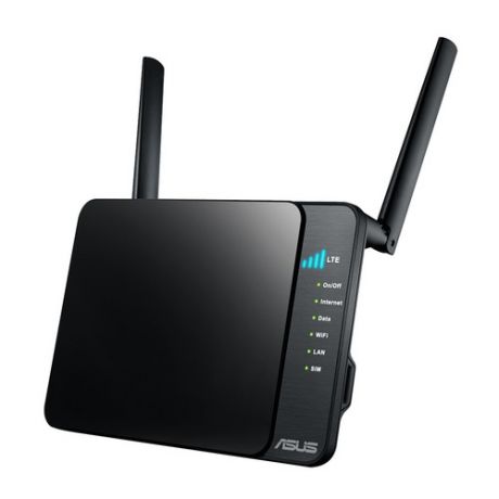 Wi-Fi роутер ASUS 4G-N12, черный