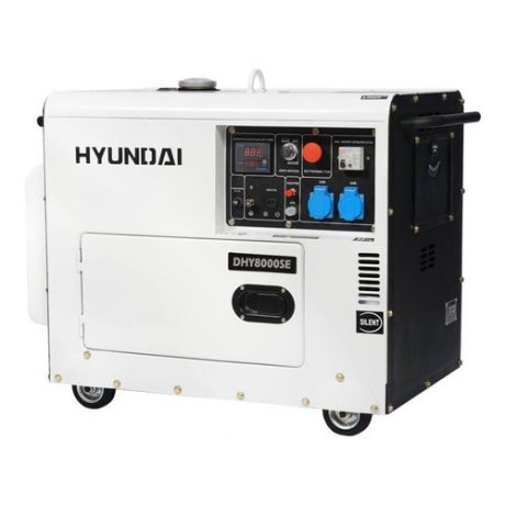 Дизельный генератор HYUNDAI DHY 8000SE, 230 В, 6.5кВт
