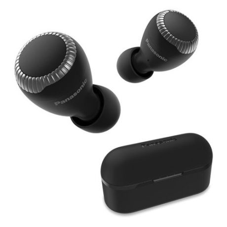 Наушники с микрофоном PANASONIC RZ-S300WGE-K, Bluetooth, вкладыши, черный