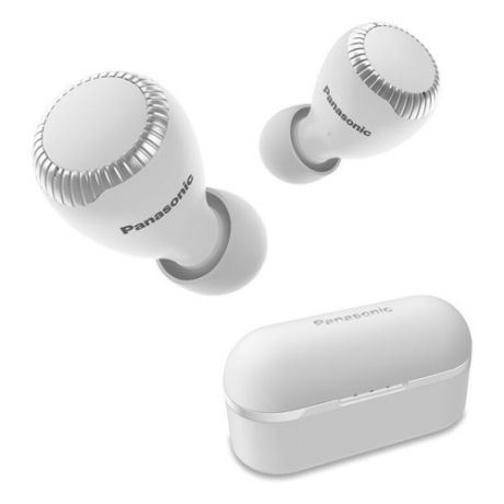 Наушники с микрофоном PANASONIC RZ-S300WGE-W, Bluetooth, вкладыши, белый