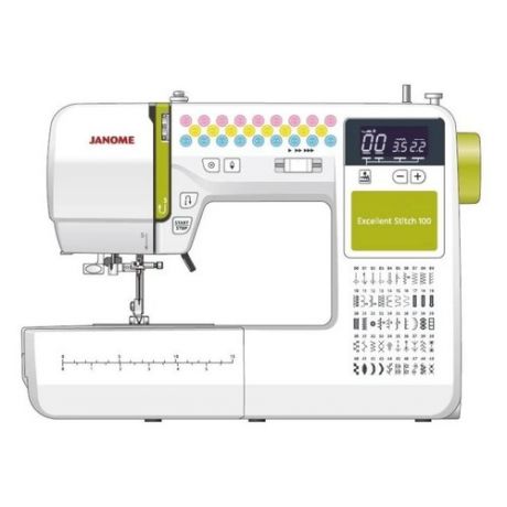 Швейная машина JANOME Excellent Stitch 100 белый
