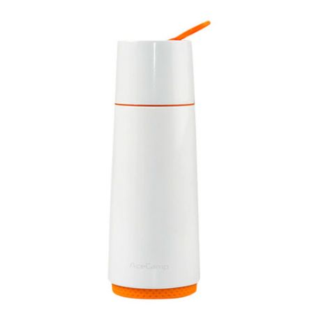 Термос ACECAMP vacuum bottle, 0.37л, белый