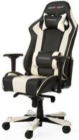 Игровое кресло DXRacer King OH/KS06/NW черный/белый