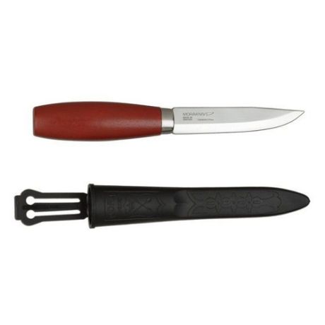 Нож с фиксированным лезвием MORAKNIV Classic No 1/0, 204мм, красный