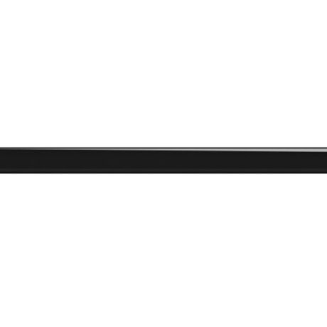 Плитка бордюр Cersanit Universal Glass черная стеклянный 440x20x8,5 мм