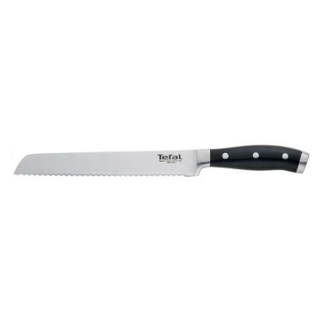 Нож Tefal K1410474 (2100109056) стальной для хлеба лезв.20мм черный