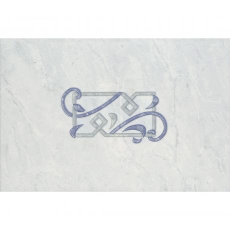 Плитка декор Нефрит-Керамика Саяны голубая 200x300x7 мм