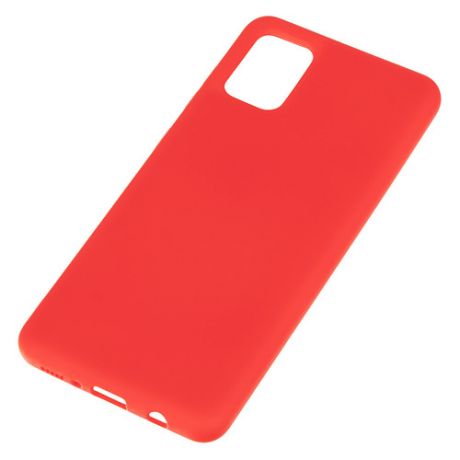 Чехол (клип-кейс) BORASCO Soft Touch, для Samsung Galaxy A31, красный [38928]