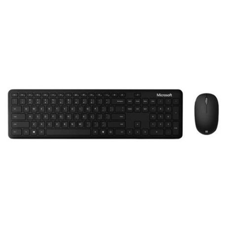 Комплект (клавиатура+мышь) MICROSOFT Bluetooth Desktop For Business, беспроводной, черный [1ai-00011]